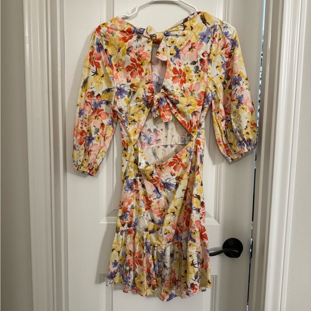 Spring floral dress